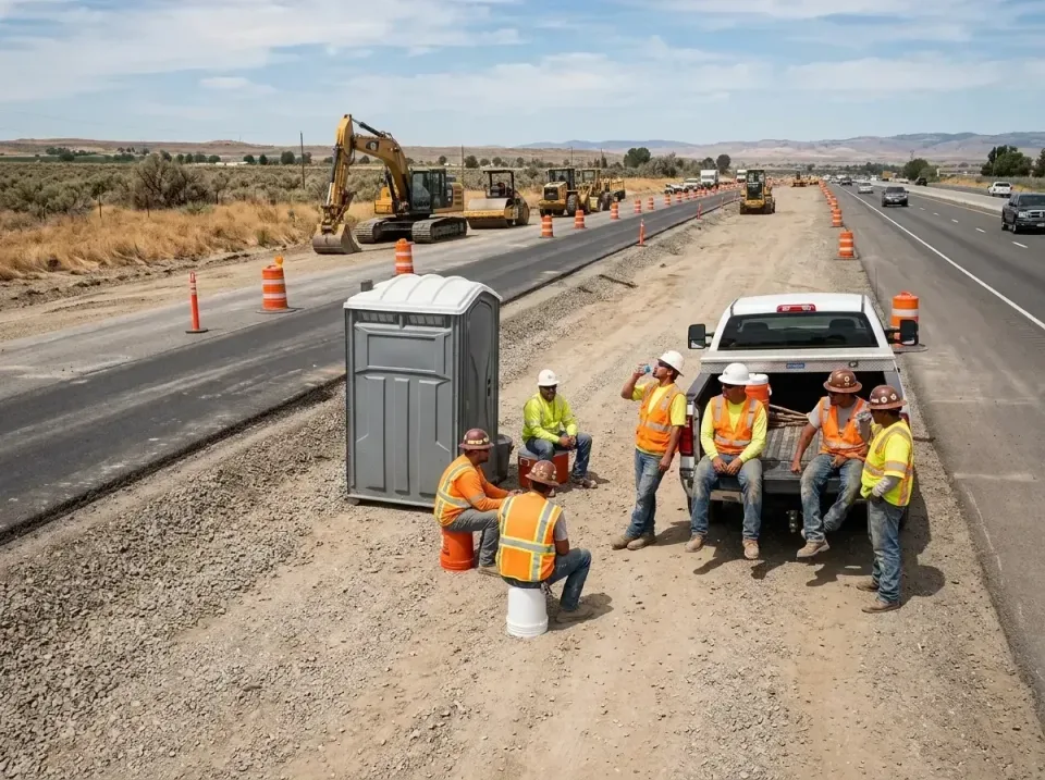 highway-road-construction-crew-007 — frequently asked questions, Porta Potty and Restroom Rentals in Gassville, AR